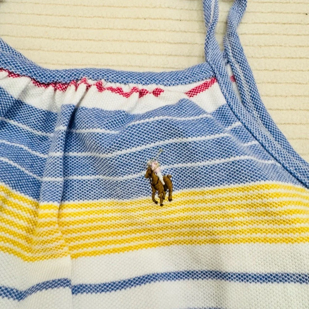 Ralph Lauren Multicolor Striped Kids Romper 24 months Excellent condition